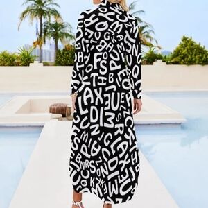 Live 4 Truth Alphabet long sleeved shirt dress